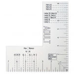 Akr&uuml;&uuml;list vasaku rinnakorvi logo paigutust&ouml;&ouml;riist Heat Press T-s&auml;rgi joonlaud t&auml;iskasvanutele t&auml;pse skaalaga riiete m&otilde;&otilde;tmise t&ouml;&ouml;riist puhas