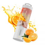 Kaasaskantav blender kokteilide ja smuutide jaoks 16 oz mahutavusega 15 W suure v&otilde;imsusega isikliku suurusega blender koos valge