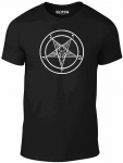 Baphomet Sigil Unisex T-s&auml;rk Naljakas T-s&auml;rk Saatan Retro Devil Bible Anti Christ Witch S