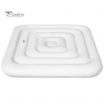 Ujumisbasseini kate ruudukujuline t&auml;ispuhutav mullivanni kate Veekindel tolmukindel kaitsekate koduks &otilde;ues S Square valge