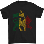 Rasta Lion Jamaica Reggae Music Jamaica Unisex T-s&auml;rk S