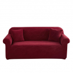 Veekindel elastne diivanikate elutuppa Paks polaarfliis L-kujuline nurgadiivani kate tugitoolikaitse 2S (145-185)cm veini