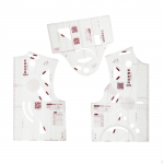 &Otilde;mblust&ouml;&ouml;riistad 1:1 &Otilde;mble prantsuse k&otilde;verjooneline joonlaud, mis on t&auml;iuslik disaini jaoks