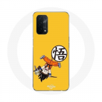 &Uuml;mbris Oppo A74 5G Goku Dragonball Z Child Anime jaoks