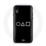 Iphone XS &uuml;mbris Squid Game kandiline logo must
