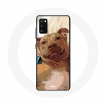 Coque pour Samsung Galaxy S20 American Pit Bull Terrier Marron