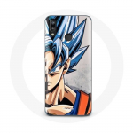 Coque pour Huawei P20 Lite Anime Dragon Ball Goku Cheveux bleu