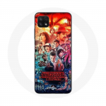 &Uuml;mbris Samsung Galaxy A22 5G Stranger Things Teaser 4. hooaja plakatitegelaste kunst