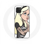 Coque pour Samsung Galaxy A03 Alice princesse tatou&eacute;e