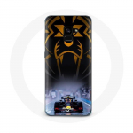 Musta v&auml;rvi &uuml;mbris Samsung Galaxy A8 Plus vormel 1 Sebastian Vetteli F1 v&otilde;idus&otilde;itjale