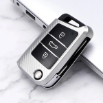 Tpu s&uuml;siniku mustriga auto v&otilde;tme korpuse kate VW Volkswagen Golf 7 MK7 Tiguan MK2 jaoks SEAT Ateca Leon FR2 Ibiza jaoks Skoda Octavia A7 jaoks punane