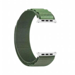 Asendusrihm punutud nailonist aasaga kellarihm, mis sobib Iwatch Band Ultra Series 8 7 6 Se jaoks oranž