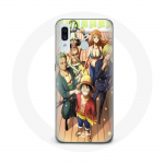 Coque pour Samsung Galaxy A30 One Piece Luffy Affiche Equipages Manga Anime - Maniacase