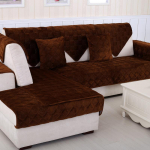 Talvine pl&uuml;&uuml;sist tihendav diivanipadi T&auml;isv&auml;rviline libisemiskindel t&auml;ispuidust diivanitoolipadi 70*70