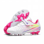 Laste Jalgpallijalatsite &Uuml;hing FG Koolijalgpallisaapad Klambrid Rohutossud Poisid T&uuml;drukud &Otilde;uesporditreening Spordijalatsid 30 roosa