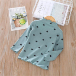 Lastele T&uuml;drukutele Puuvillane T-s&auml;rk Pikkade varrukatega Laste Turtlene kaelusega s&auml;rk Topid Riided 90 kollane