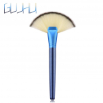 Fan Shape Beauty Cosmetic Brush Blending Highlighter n&auml;opuudermeik sinine