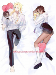 Dakimakura Anime Cookie Run padjakate kahepoolse tr&uuml;kiga elusuuruses kvaliteetne kahesuunaline padjap&uuml;&uuml;r Otaku kingitused 40x120cm Peach Skin
