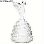 1 tk alkoholipudeli mao kujuga l&auml;bipaistev viski veini karahvin k&otilde;rge boorsilikaatklaasist Zodiac loomaveinipott k&auml;sit&ouml;&ouml; kingituseks kaunistus madu klaasist karahvin L jaoks 1000ml