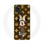 Coque Maniacase pour Samsung Galaxy A21s minnie Disney Lv marron