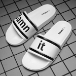 SUURE SUURUSE meeste sandaalid Flip Flop Slip On Sport Slide Kummist du&scaron;isussid 39 valge