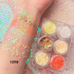Glitter Gel Cream Lacrimal Mole lauv&auml;rv Drill k&uuml;&uuml;nte meik Hanfu Bride 61 Stage Performance silmameik