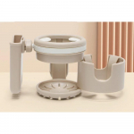 Beebi jalutusk&auml;ru tarvikud kohvitassihoidja universaalne kolmerattaline vanker Veepudel mobiiltelefoni ja joogihoidja ratastoolik&auml;ru valge