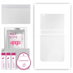 apgo Ultraselge kaitsev nahakleebis seljale, mis &uuml;hildub Samsung Galaxy Z Flip 3-ga, &uuml;mbriskile, h&uuml;drogeelkile, painduv, pehme positsiooniga TPU