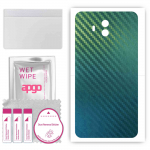 apgo Protective Skin Sticker for the back compatible with Huawei Mate 10, Wrap Film, Foil, Vinyl - Pattern Carbon Chameleon CAKA1