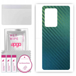 apgo Protective Skin Sticker for the back compatible with Meizu 18 Pro, Wrap Film, Foil, Vinyl - Pattern Carbon Chameleon CAKA1