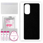 apgo Protective Skin Sticker for the back compatible with Motorola Edge+ 5G UW, Wrap Film, Foil, Vinyl - Pattern Matte Black