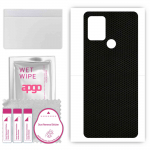 apgo Protective Skin Sticker for the back compatible with Tecno Pova, Wrap Film, Foil, Vinyl - Pattern Matrix