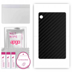 apgo Protective Skin Sticker for the back compatible with Huawei MatePad T8 LTE Kirin, Wrap Film, Foil, Vinyl - Pattern Carbon Black