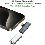 Type C to USB Adapter USB3.2 Data Transmission Wide Compatibility High Speed 10Gbps Transfer