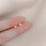 iF ME Lihtne s&uuml;dameliblikas lehtedest lilledega k&otilde;rvar&otilde;ngas Crystal Star Cross kullast h&otilde;bedased k&otilde;rvar&otilde;ngad naistele Ehted Aksessuaarid 7