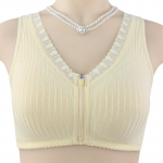 Pehmed puuvillased tassid Keskealiste ja eakate naiste aluspesu, esiosa, lukuga, fikseeritud tass ilma terasest r&otilde;ngata vesti t&uuml;&uuml;p suure suurusega rinnahoidja 36/80 ihukarva