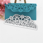 &Otilde;nnitluskaart, pitsist metallist l&otilde;ikamise &scaron;abloonid Scrapbookingi albumi jaoks Dekoratiivne reljeef k&auml;sitsi valmistatud paberist kaardi kingitus dies