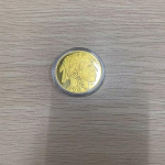 2022. aasta &uuml;he untsi kullakindel m&uuml;nt Ameerika piisoni kullast m&auml;lestusm&uuml;ndi kingitus 1pc