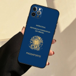 Brasiilia passi&uuml;mbris iPhone 11 Pro Max 12 13 Mini X XS Max XR 7 8 Plus SE 2020 silikoonkatte Coque jaoks iphone 5 5S