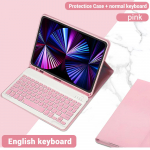 Taustavalgustusega IPad Magic klaviatuur IPad Pro 11 2024 2021 2020 Mini 5 6 10,2 9/8/7 2018 2017 5 6th Air 11 2024 12,9 10,5 9,7 Air 3 2 nahk&uuml;mbris iPad789thAir3Pro10.5