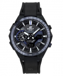 Casio Edifice Windflow Analoog-digitaalne nutitelefoni &uuml;hendusega Must sihverplaat Tough Solar ECB-2200PB-1A 100M Meeste k&auml;ekell