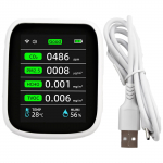 8-&uuml;hes sise&otilde;hu kvaliteedim&otilde;&otilde;tja detektor WiFi &otilde;hukvaliteedi monitor foTuya rakendus