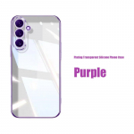 Luksuslik s&auml;delev &uuml;mbris Funda Huawei Pura 70 Pro Plus Pura70 Ultra P30 Lite P60 P40 P50 Pro l&auml;bipaistev pehme kate Huawei Pura 70 Ultra lilla
