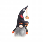 Halloweeni n&auml;ota k&otilde;rvitsanukud, habemega p&auml;kapikud, tuledega ornament, paigutuse rekvisiidid Kodukaunistus black hat