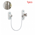 Beebi lapse turvalukud Kaabli piiraja v&otilde;tmetega Akna ukse lukk Vargusvastane Turvalukk Kodutarbed 1pcs-White