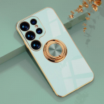 Luksuslik plaadistusr&otilde;nga hoidiku &uuml;mbris Samsung Galaxy S24 S23 S22 Ultra S21 S20 FE Note 20 10 9 Plus pehme silikoonist tagakaas For S20 roosa