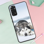 Alaska husky koera armas kutsikas Redmi Note 12 Pro Plus kate jaoks Redmi Note 10 8 9 11 Pro 12S 11S 10S 9S 9C 10C 12C &uuml;mbris Redmi Note 10 4G