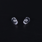 50 paari kinnikeeratavad ovaalsed silikoonist ninapadjad prillidele, prillidele,