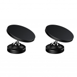 Kahepoolne magnetiline telefonihoidja 360, reguleeritav iPhone'i jaoks 15/14/13 (Must)