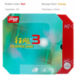 Originaal DHS Hurricane 3 Neo lauatennise kummist kleepuv professionaalne lauatennise kumm ei vaja v&otilde;imendust Red H39 T2.2